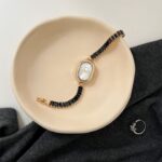 Naidu New Chain Women's Watch Oval Disc Simple Fashion Watch Women's Xiaohongshu Douyin Live Broadcast Quartz Watch