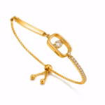 vintage Middle Ancient Woven Gold  Strap Bracelet Women's Retro Light Luxury High-end Bracelet