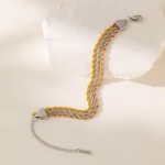 French Ins Accessible Luxury Style Heart Clavicle Chain bracelet