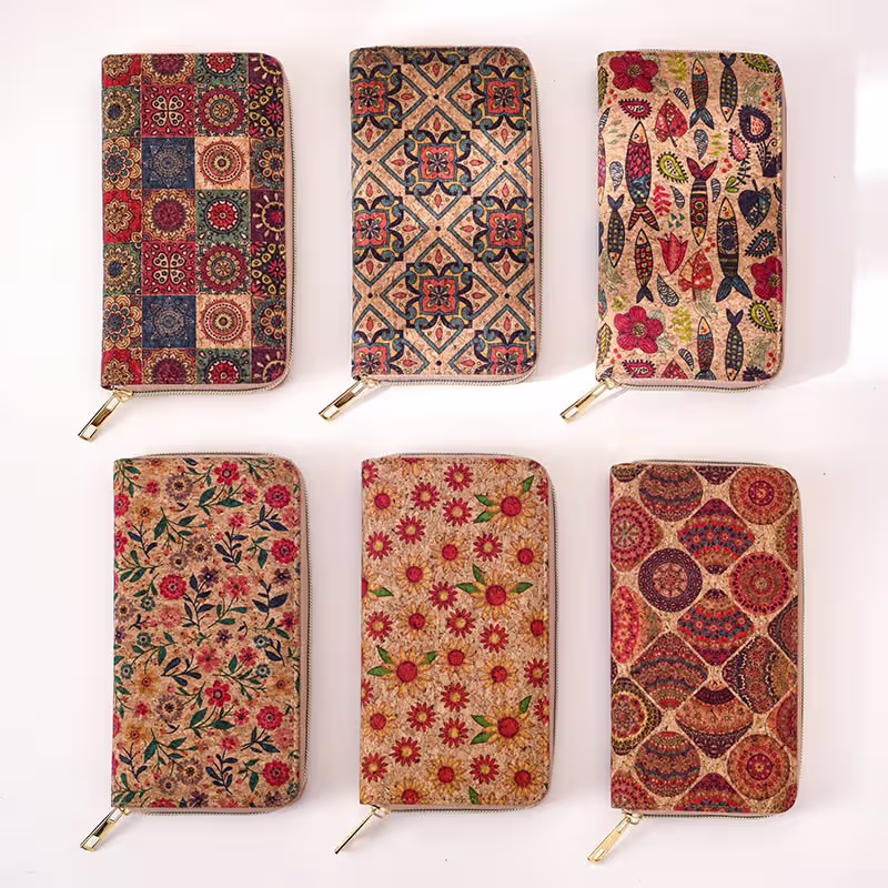 p8 Women's long wallet retro artistic personality bag - Image 1